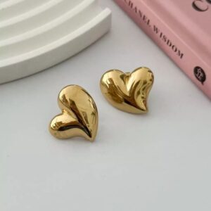 Puffy Heart Earrings